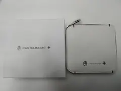 YA55 カステルバジャック トルク 　二つ折り財布　白 本革のサムネイル