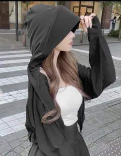 rady UVカットパーカー　フード付き　S ブラックのサムネイル