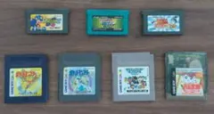 靴*年様 【ジャンク品】ゲームボーイカラー・ゲームボーイアドバンス ソフト7本セ