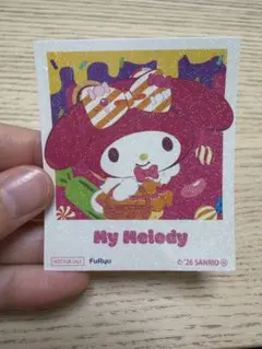 namco限定　マイメロディ ラメ入りステッカー シール