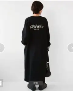 週末お値下げ別注SNOW PEAK*RELUMEスウェットワンピース
