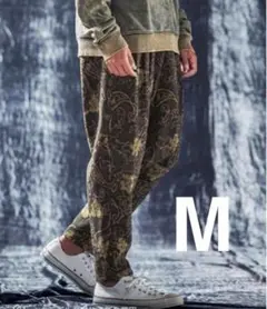 ペイズリー ワイドパンツ