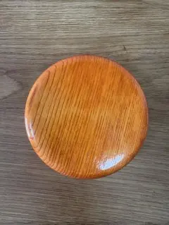 木目が綺麗な木製香合 一位一刀彫 茶道具 骨董品 小物入れ 天然木 古