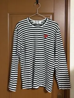 PLAY COMME des GARCONS ボーダー長袖Tシャツ Lのサムネイル