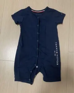 【最終値下げ】TOMMY HILFIGER 半袖ロンパース 80cmベビー夏服