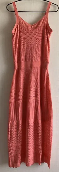 かぎ針風ワンピース