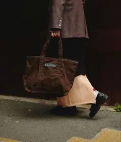 (L.L. Bean)GROCERY TOTE BAG ROSE BUD 新品
