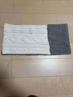 RAGEBLUE アクリルマフラー ホワイト グレーのサムネイル