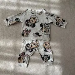 H&M ミニーマウス ベビーパジャマセット 9M