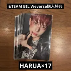 &TEAM BtL Weverse購入特典 ハルア 17枚セット