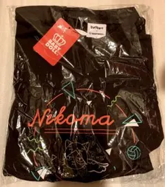 ハイキュー!!【⭐️BABYDOLLコラボ】孤爪研磨　ケンマネコネオン風Tシャツ