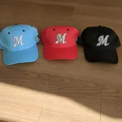 マリーンズ子供用キャップ３点セット