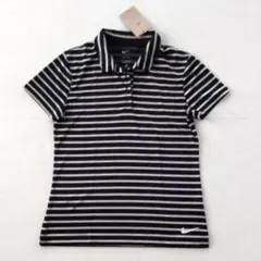 M 新品　ナイキ　レディース　半袖ポロシャツ　　ブラック　黒　ゴルフウェア