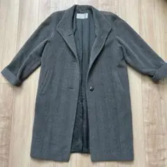 RECENT PIECE ロングコート　アルパカ　カラーグレー　フリーサイズ