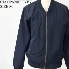 チャオパニックティピー MA-1 ジャケットジップアップ ブルゾン 黒 M