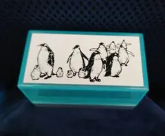 ペンギンデザインのスタンプ