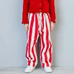 ローリーズファーム　キッズ　シェフパンツ　レッド