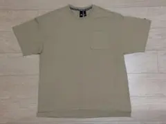 adidas Tシャツ XL ベージュ ポケット ロゴ