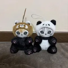 mofusand マスコット ぬいぐるみ パンダ　レッサーパンダ　モフサンド　猫