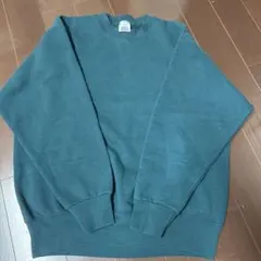 90s BVD無地スウェット グリーン M メキシコ製 USA生地 美品