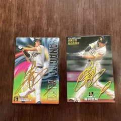 が*様 プロ野球チップス　カード　柳田悠岐　2枚セットサイン付き