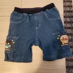 アンパンマン ハーフパンツ デニムブルー