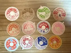 昭和レトロ】牛乳キャップ 40枚 白バラ・共進・名糖 等 - メルカリ