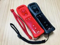 Wiiリモコンモーションプラス　赤と黒のセット