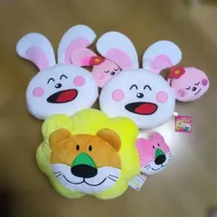 たべっ子どうぶつ　BABYと一緒クッション　 3セット