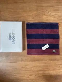 ラコステ　タオルセット　未使用BOXと未使用品１枚