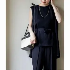 極美品 ボールジィ ミラノリブ Vネックチュニックベスト ニット レイヤード 極美品 ボールジィ ミラノリブ Vネックチュニックベスト ニット