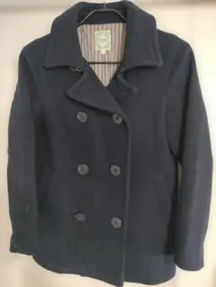 pコート ネイビー 美品 着丈70