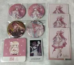 巡音ルカ グッズ まとめ売り 缶バッジ チェキ ブロマイド