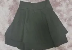 フレアスカート 黒 ベルト付き INGNI
