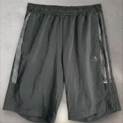 アディダス ハーフパンツ ストレート 迷彩 XL 黒 ポリエステル スポーツのサムネイル