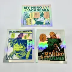 ヒロアカ オーロラステッカー 緑谷&爆豪セット