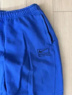 Stussy x Nike ステューシー x ナイキ ブルー スウェットパンツ
