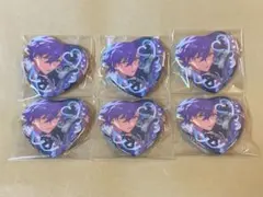 あんスタ ホワイトデーハート缶バッジ 乙狩アドニス 6点セット