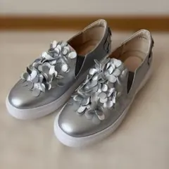 美品✨Erd Beere エルドベーレ　 フラワースリッポン LL