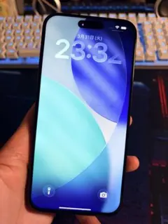 極美品iPhone15Promax 256G/US/100%/物理sim 2枚