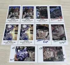 ジョジョの奇妙な冒険　キャラポトレ　箔押し5枚含む