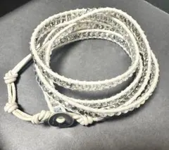 【新品】CHAN LUU　5連ラップブレスレット×スワロフスキー　巾着