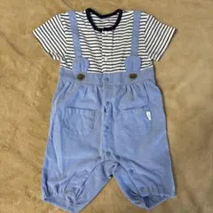 ロンパース 60 ボーダー アカチャンホンポ