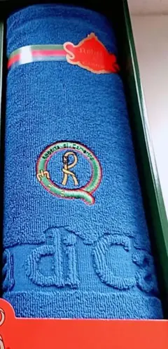 ロベルタ✨ディ✨カメリーノ✨バスマット✨濃紺✨刺繍✨