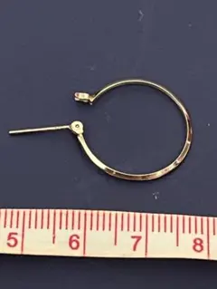 K18金 YG ヒキワ7mm＆ダルマカン10mm セット刻印あり 日本製 - メルカリ