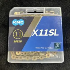【新品未使用】KMC チェーン X11SL 金　ゴールド　11速