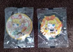 初音ミクあそーと 鏡音リン 缶バッチ