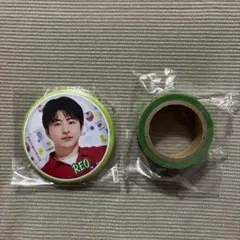 GENERATIONS 佐野玲於 缶バッジ マスキングテープ