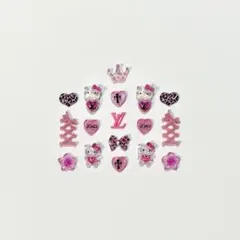 ネイルパーツ　キティ　ピンク