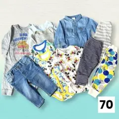 子供服　11点　まとめ売り　70サイズ　肌着　ロンパース　パンツ　GAP H&M